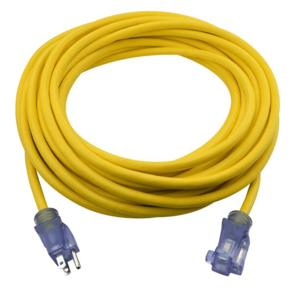 Extension Cord 50ft 12/3 Single-Yellow