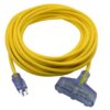 Extension Cord 50ft 123 Triple-Yellow Extension Cord 50ft 12/3 Triple-Yellow