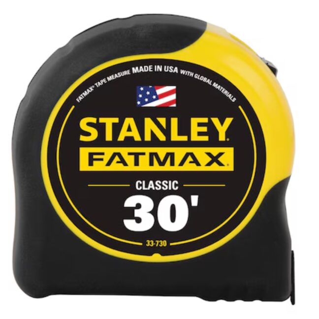 Stanley 33-730 FATMAX 30ft Classic Tape Measure