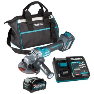 Makita GA023GM102 40V MAX XGT 5” Variable Speed Angle Grinder with Slide Switch Kit