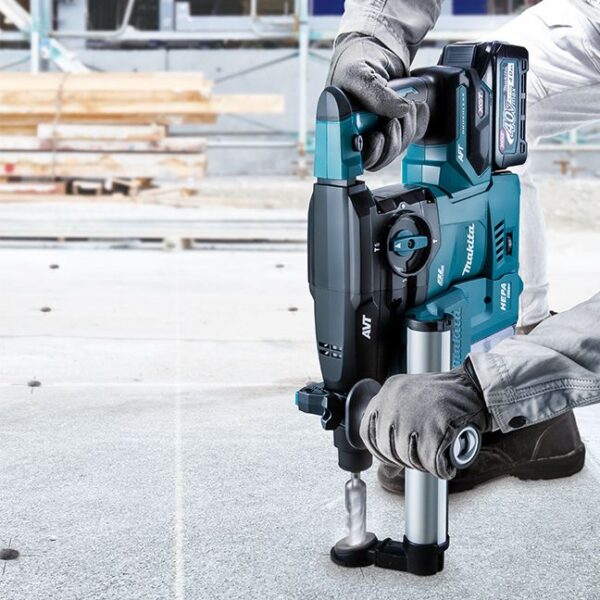 Makita HR008GM202 40V MAX XGT 1-3/16" SDS-Plus Rotary Hammer Kit with DX10 Dust Extraction Attachment