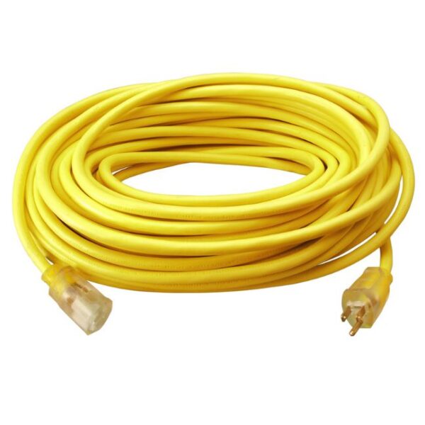 Extension Cord 100' 12/3 Single-Yellow Extension Cord 100' 12/3 Single-Yellow