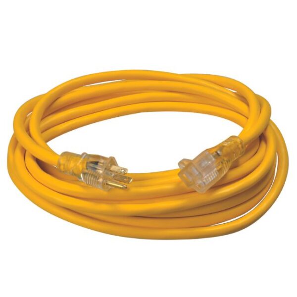 Extension Cord 25' 12/3 Single-Yellow Extension Cord 25' 12/3 Single-Yellow