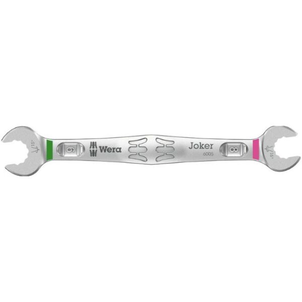 Wera 020311 6005 Joker Double Open-Ended Wrench, 8mm-9mm