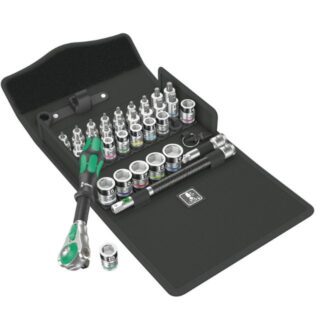 Wera 003536 8100 SB ALL-IN ZYKLOP SPEED 3/8" Drive Ratchet and Socket Set