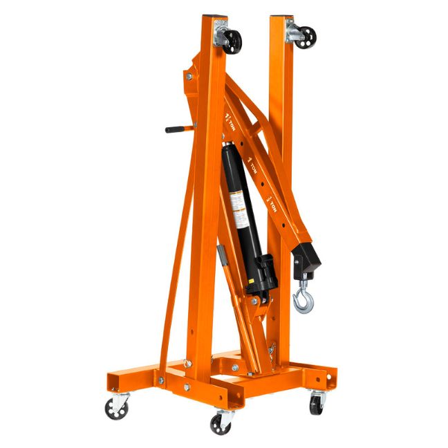 Strongarm 030319 2Ton Folding Engine Crane BC Fasteners & Tools