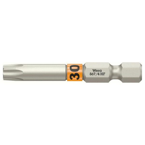 Wera 060510 867/4 TORX HF Bits with holding function, TX 30 x 50 mm