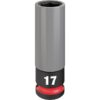 Milwaukee 49-66-7802 SHOCKWAVE IMPACT DUTY 1/2" Drive 17mm Metric Lug Nut Wheel Socket
