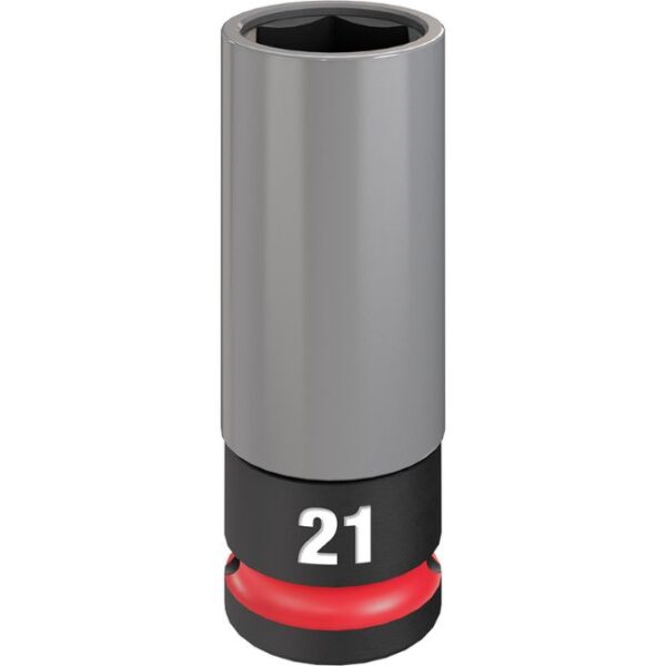 Milwaukee 49-66-7806 SHOCKWAVE IMPACT DUTY 1/2" Drive 21mm Metric Lug Nut Wheel Socket