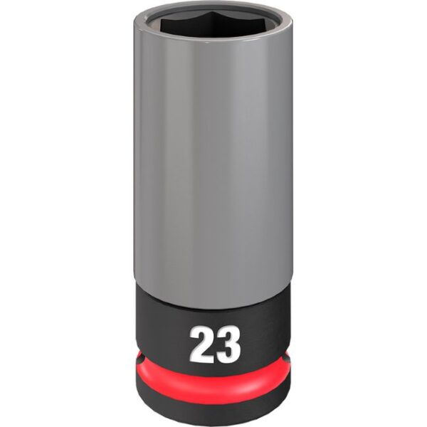 Milwaukee 49-66-7808 SHOCKWAVE IMPACT DUTY 1/2" Drive 23mm Metric Lug Nut Wheel Socket