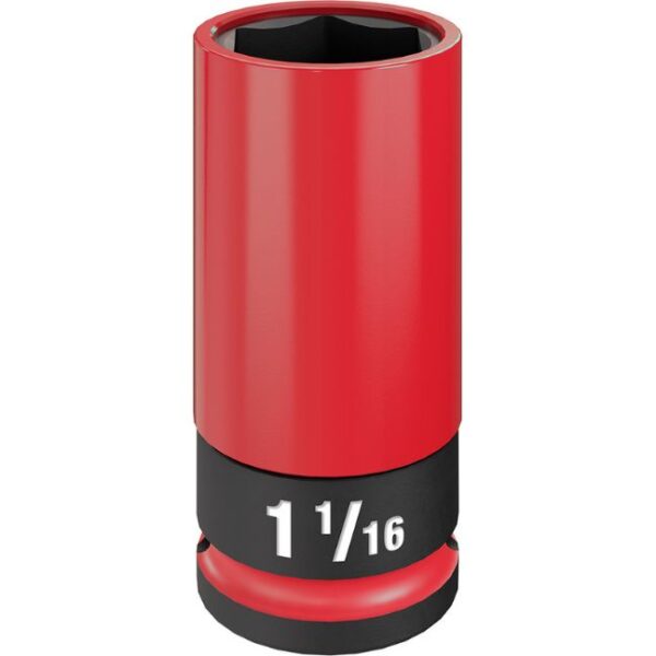 Milwaukee 49-66-7815 SHOCKWAVE IMPACT DUTY 1/2" Drive 1-1/16" SAE Lug Nut Wheel Socket