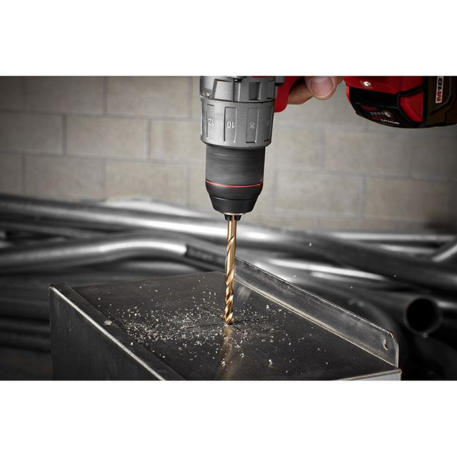 Milwaukee 48-89-4861 SHOCKWAVE IMPACT DUTY RED HELIX Titanium Metric ...