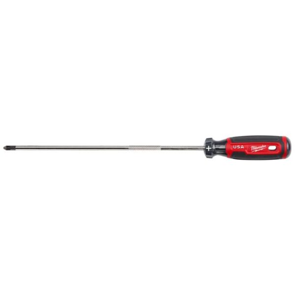 Milwaukee MT204 USA Made #2 Phillips x 10" Shank Cushion Grip Screwdriver