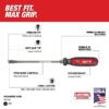 Untitled design - 2023-03-28T094121.400 Milwaukee MT209 USA Made 3/8" Slotted x 8" Shank Cushion Grip Screwdriver