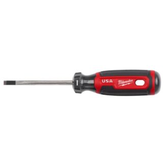 Milwaukee MT211 USA Made 3/16" Cabinet Slotted x 3" Shank Cushion Grip Screwdriver