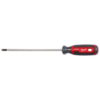 Milwaukee MT212 USA Made 3/16" Cabinet Slotted x 6" Shank Cushion Grip Screwdriver