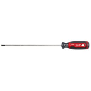 Milwaukee MT213 USA Made 3/16" Cabinet Slotted x 8" Shank Cushion Grip Screwdriver