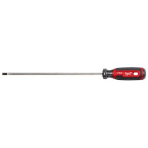 Milwaukee MT214 USA Made 1/4" Cabinet Slotted x 10" Shank Cushion Grip Screwdriver