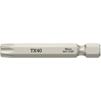 Wera 060511 867/4 TORX Bit with Holding Function, T40 x 50mm 10-Pack