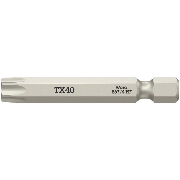 Wera 060511 867/4 TORX Bit with Holding Function, T40 x 50mm 10-Pack