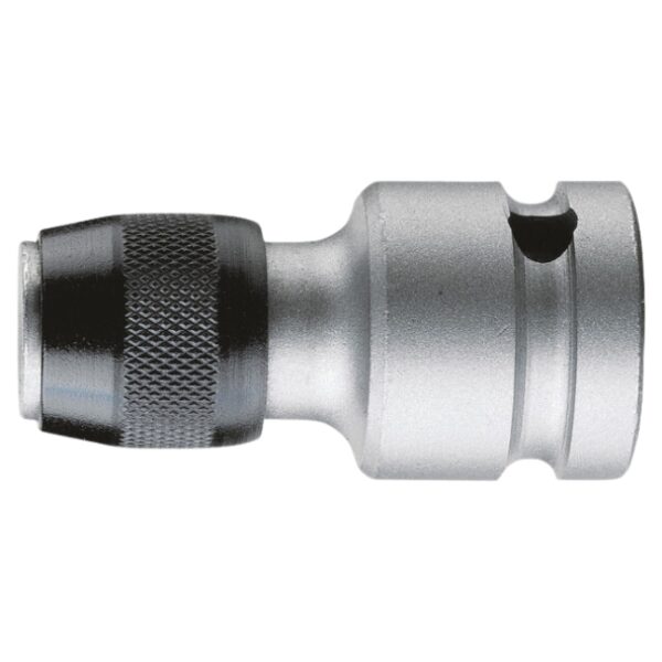 Wera 042760 784 C/1 1/2" Square Drive to 1/4" Hex Drive Adaptor with Quick-Release Chuck
