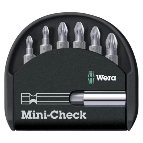 Wera 056296 MINI-CHECK 7 TX Universal 1 Pozidriv Sheet Metal Bit Set Wera 056296 MINI-CHECK 7 TX Universal 1 Pozidriv Sheet Metal Bit Set