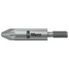 Wera 065096 851/11 Pozidriv M4 Threaded Bit PZ2 x 33mm 5-Pack