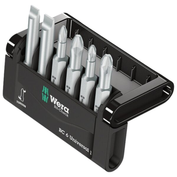 Wera 056474 BIT-CHECK 6 Universal 1 PH/PZ Bit Set Wera 056474 BIT-CHECK 6 Universal 1 PH/PZ Bit Set