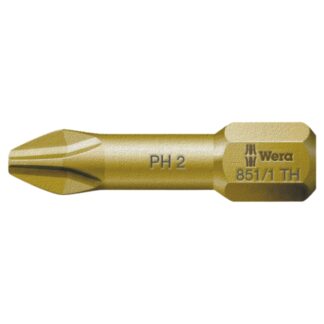 Wera 056605 851/1 TH Phillips Torsion Wood Bit PH1 x 25mm 10-Pack