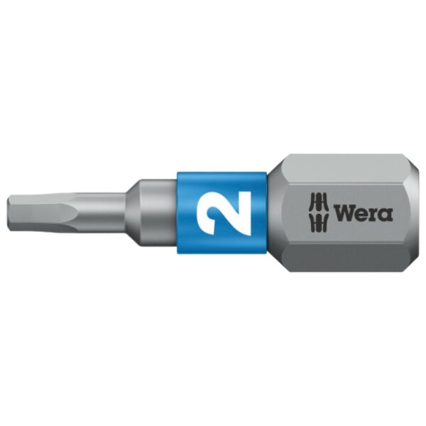 Wera 056681 840/1 BTZ Hex-Plus Insert Bit 2.0 x 25mm 10-Pack Wera 056681 840/1 BTZ Hex-Plus Insert Bit 2.0 x 25mm 10-Pack