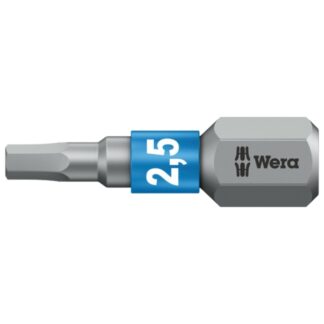 Wera 056682 840/1 BTZ Hex-Plus Insert Bit 2.5 x 25mm 10-Pack