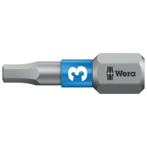 Wera 056683 840/1 BTZ Hex-Plus Insert Bit 3.0 x 25mm 10-Pack