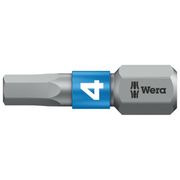 Wera 056684 840/1 BTZ Hex-Plus Insert Bit 4.0 x 25mm 10-Pack Wera 056684 840/1 BTZ Hex-Plus Insert Bit 4.0 x 25mm 10-Pack