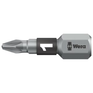Wera 056720 855/1 BTZ Pozidriv Bitorsion Insert Bit PZ1 x 25mm 10-Pack