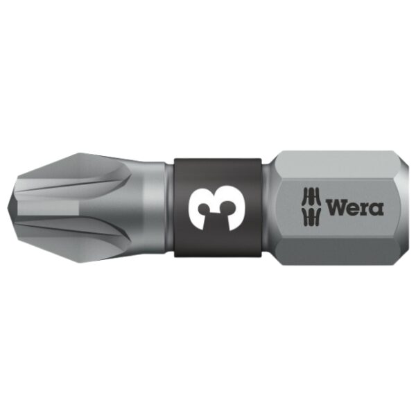 Wera 056724 855/1 BTZ Pozidriv Bitorsion Insert Bit PZ3 x 25mm 10-Pack Wera 056724 855/1 BTZ Pozidriv Bitorsion Insert Bit PZ3 x 25mm 10-Pack