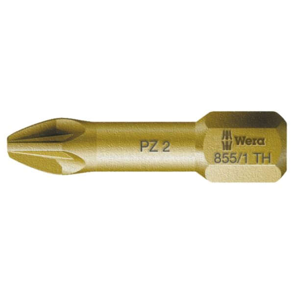 Wera 056910 855/1 TH Pozidriv Wood Bit PZ1 x 25mm 10-Pack Wera 056910 855/1 TH Pozidriv Wood Bit PZ1 x 25mm 10-Pack