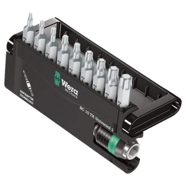 Wera 057115 BIT-CHECK 10 TX Universal 2 Bits Assortment Wera 057115 BIT-CHECK 10 TX Universal 2 Bits Assortment