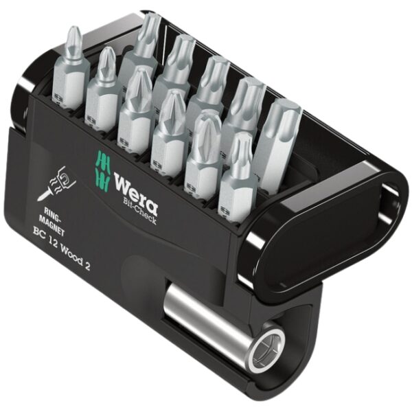 Wera 057422 BIT-CHECK 12 PH/PZ/TX Wood 2 Insert Bit Set Wera 057422 BIT-CHECK 12 PH/PZ/TX Wood 2 Insert Bit Set