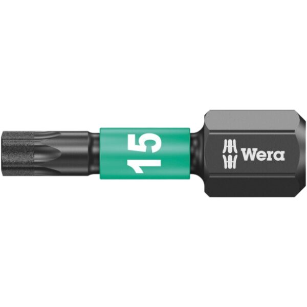 Wera 057623 867/1 IMP DC IMPAKTOR Diamond Coated TORX Bit T15 x 25mm 10-Pack Wera 057623 867/1 IMP DC IMPAKTOR Diamond Coated TORX Bit T15 x 25mm 10-Pack