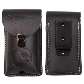 Occidental Leather B5330 XL Leather Phone Holster - Clip-On - Black