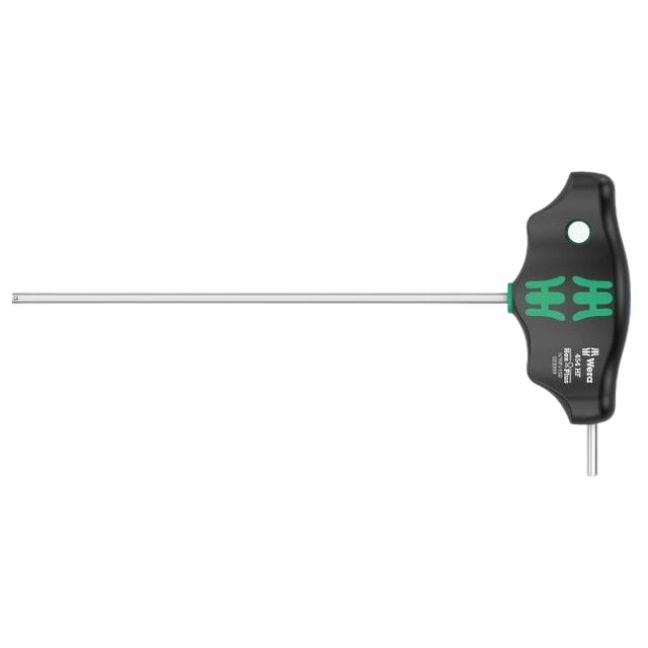 Wera 023359 454 HF Hex-Plus SAE / Imperial T-Handle Screwdriver with Holding Function 1/8" x 6"