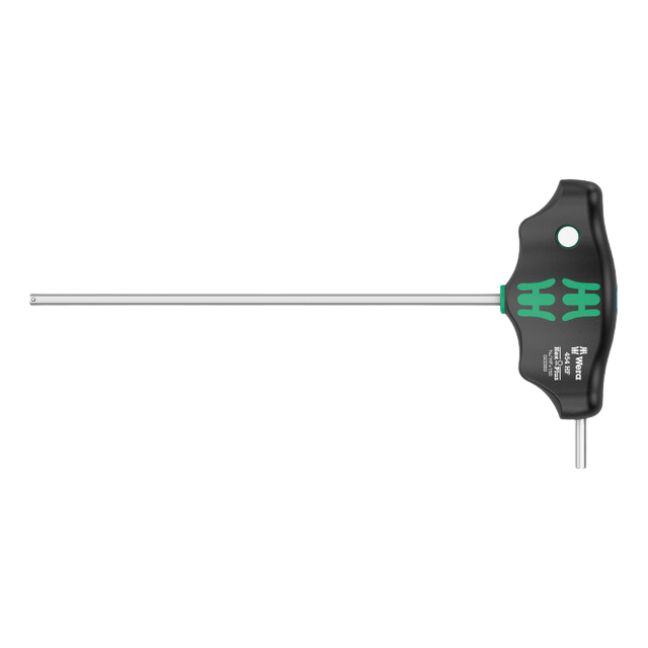 Wera 023360 454 HF Hex-Plus SAE / Imperial T-Handle Screwdriver with Holding Function 9/64" x 6"