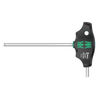 Wera 023364 454 HF Hex-Plus SAE / Imperial T-Handle Screwdriver with Holding Function 1/4" x 6"