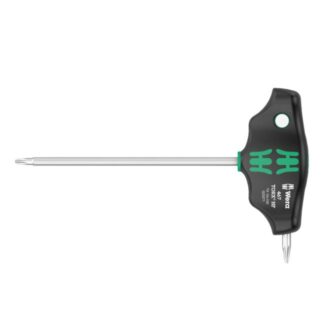 Wera 023371 467 HF TORX T-Handle Screwdriver with Holding Function TX10 x 100mm