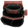 Occidental Leather B8064 OXYLIGHTS Fastener Bag with Double Outer Bag - Black Occidental Leather B8064 OXYLIGHTS Fastener Bag with Double Outer Bag - Black