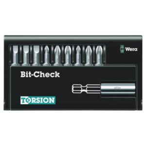 Wera 056159 BIT-CHECK 10 Universal 4 Bit Set