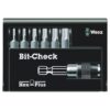 Wera 056168 BIT-CHECK 7 TX Universal 1 Hex-Plus Sheet Metal Bit Set