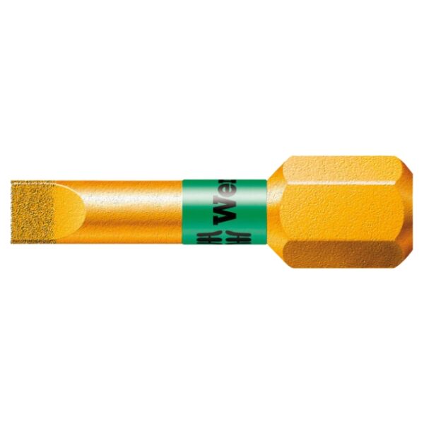 Wera 056172 800/1 BDC Slotted BiTorsion Diamond Coated Bit 0.8 x 5.5 x 25mm 10-Pack