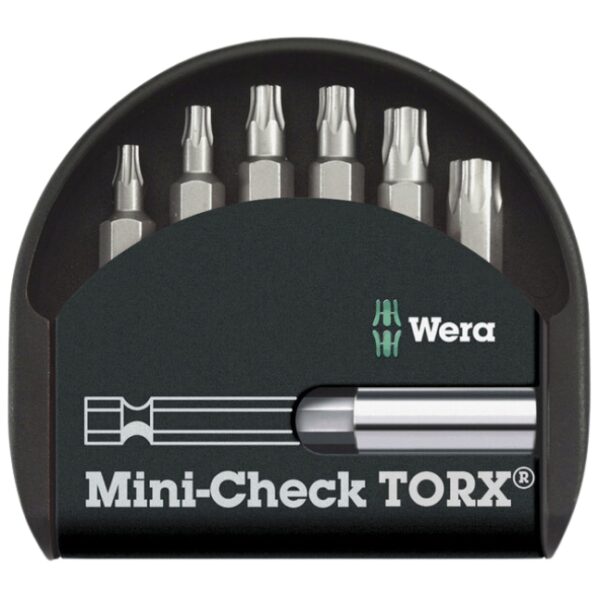 Wera 056294 MINI-CHECK 7 TX Universal 1 TORX Sheet Metal Bit Set Wera 056294 MINI-CHECK 7 TX Universal 1 TORX Sheet Metal Bit Set