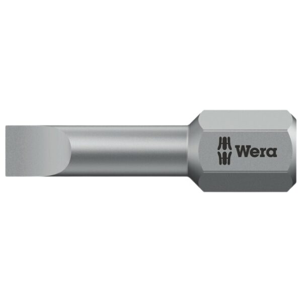 Wera 056210 800/1 TZ Slotted Sheet Metal Torsion Bit 0.6 x 4.5 x 25mm 10-Pack Wera 056210 800/1 TZ Slotted Sheet Metal Torsion Bit 0.6 x 4.5 x 25mm 10-Pack
